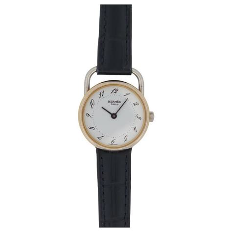 vintage hermes arceau watch|hermes watch leather strap.